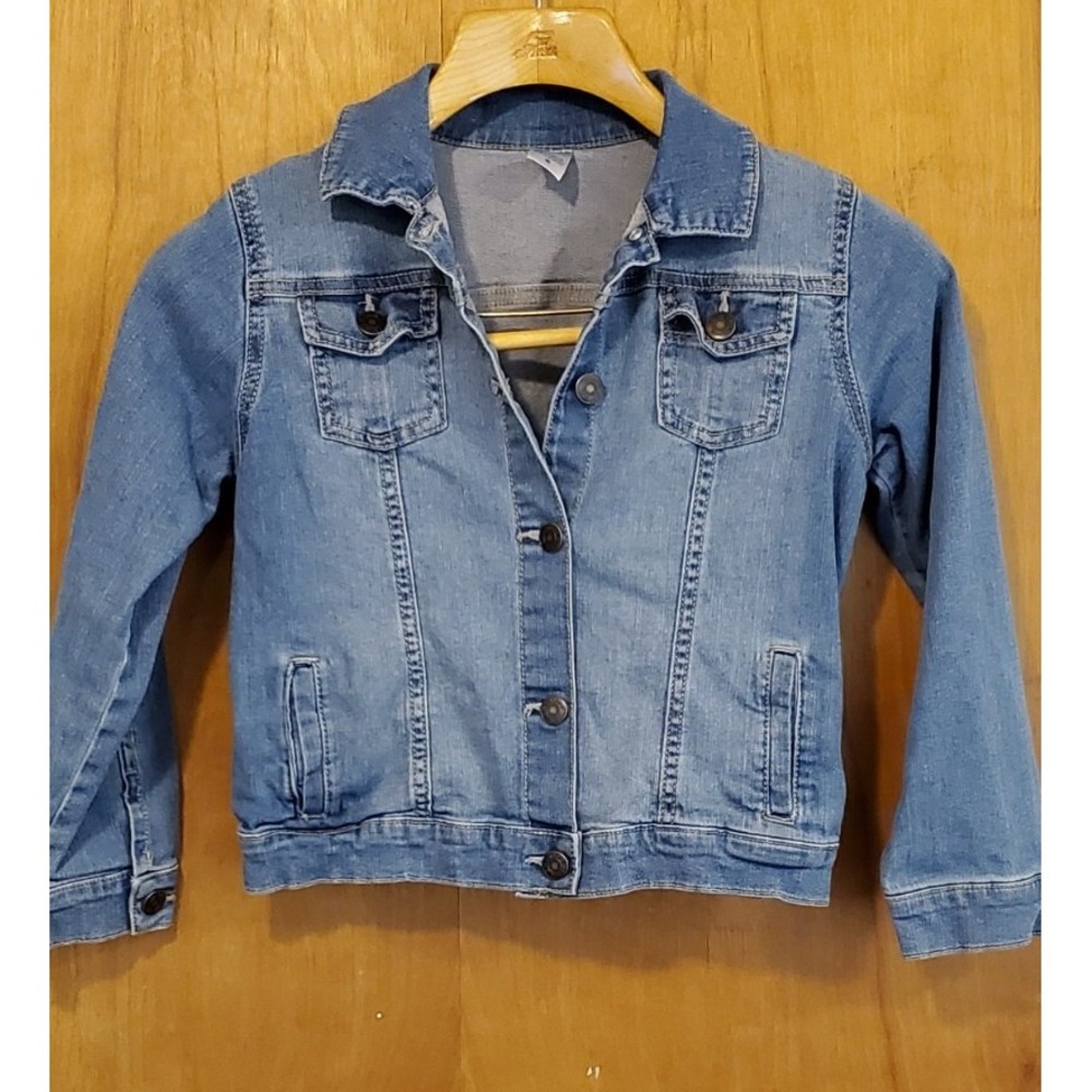 Kids Unisex Size 8 Carter's Jean Jacket Button Down Classic Style EUC